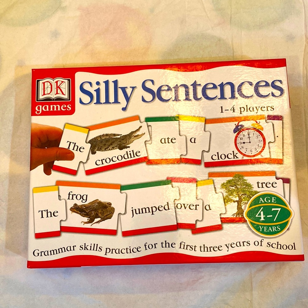 Silly Sentences DK Games ages 4-7.